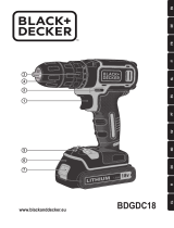 Black & Decker BDGDC18 Manual de usuario