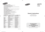 Samsung LE37S62B Manual de usuario