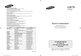 Samsung LE32M87BD Manual de usuario