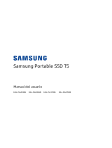 Samsung SSD-T5 Series Manual de usuario