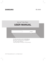 Samsung BD-J6300 Guía de inicio rápido