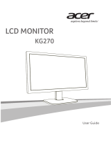 Acer KG270 Guía de inicio rápido