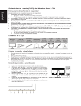 Acer CB241HQK Guía de inicio rápido