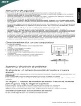 Acer P166HQL Guía de inicio rápido
