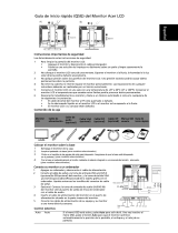 Acer B223PW Guía de inicio rápido