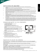 Acer B273HL Guía de inicio rápido