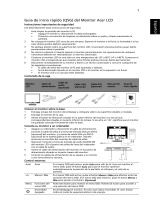 Acer V223WL Guía de inicio rápido