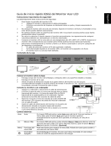 Acer V243HQL Guía de inicio rápido