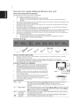 Acer V243PWL Guía de inicio rápido
