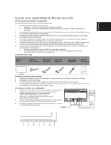Acer K242HQLC Guía de inicio rápido