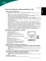 Acer X163H Guía de inicio rápido