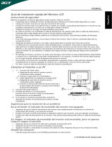 Acer X193HQL Guía de inicio rápido