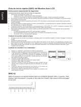 Acer XF290C Guía de inicio rápido