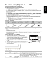Acer VA200WQL Guía de inicio rápido