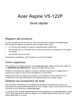 Acer Aspire V5-122P Guía de inicio rápido