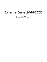 Acer Extensa 2500 Serie Manual de usuario