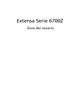 Acer Extensa 6700Z Manual de usuario