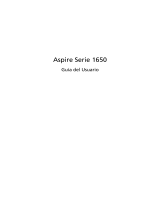 Acer Aspire 1650 Manual de usuario