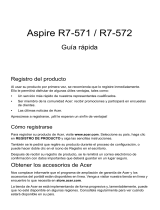 Acer Aspire R7-571 Guía de inicio rápido