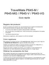 Acer TravelMate P645-VG Guía de inicio rápido