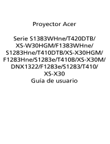 Acer S1383WHne Manual de usuario