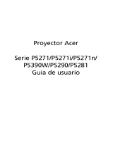Acer P5390W Manual de usuario