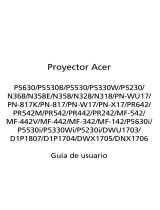 Acer P5530i Manual de usuario