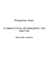 Acer VL7860 Manual de usuario
