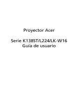 Acer K138ST Manual de usuario