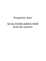 Acer K335 Manual de usuario
