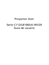 Acer C112 Manual de usuario