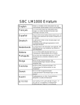 Philips SBCLM1000 Manual de usuario