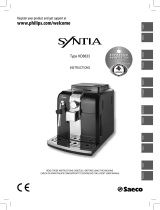 Saeco SYNTIA HD8833 El manual del propietario