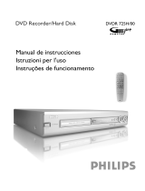 Philips DVDR725H Manual de usuario