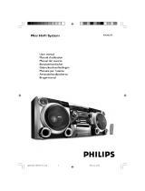 Philips FWM377/12 Manual de usuario