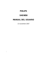 Philips SHE9850/00 Manual de usuario