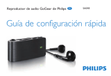 Philips SA018102 Guía de inicio rápido
