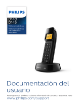 Philips D1401B/34 Manual de usuario