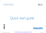 Philips 50PFL4008G/78 Guía de inicio rápido