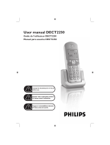 Philips DECT2250G/37 Manual de usuario