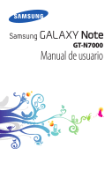 Samsung GT-N7000 Manual de usuario