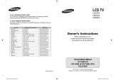Samsung LE40S73BD Manual de usuario