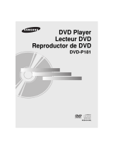 Samsung DVD-P181 Manual de usuario