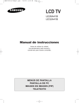 Samsung LE26A41B Manual de usuario