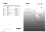 Samsung PS51F4500AW Guía de inicio rápido