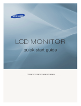 Samsung T260HD Guía de inicio rápido