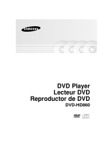 Samsung DVD-HD860 Manual de usuario
