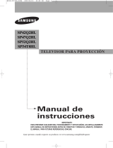 Samsung SP54T8HL Manual de usuario