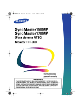 Samsung 170MP Manual de usuario
