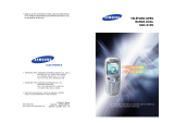 Samsung SGH-X105 Manual de usuario